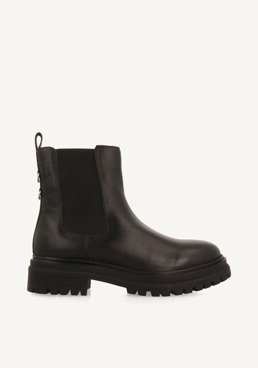 BOTINES PIEL TIPO TRACK VARICK - NEGRO