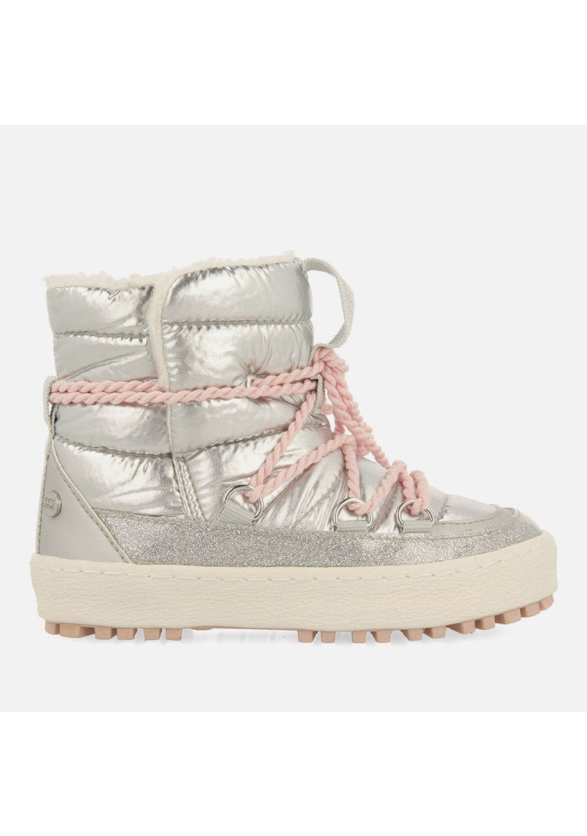 BOTAS ESTILO APRÃS SKI ACOLCHADAS METALIZADAS SEDEN - PLATA