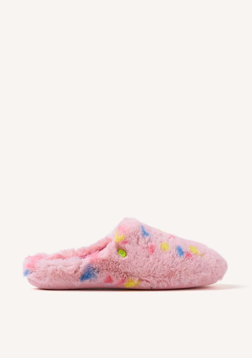 ZAPATILLAS DE CASA PELO TOPOS SANDWELL - ROSA