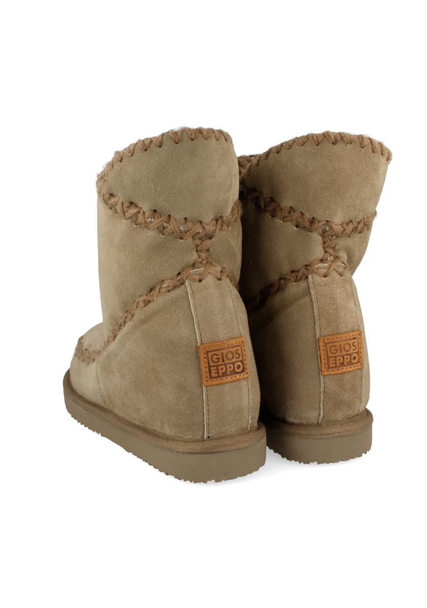 Botines taupe de estilo australiano con cuÃ±a interna para mujer Â 42114 - TAUPE