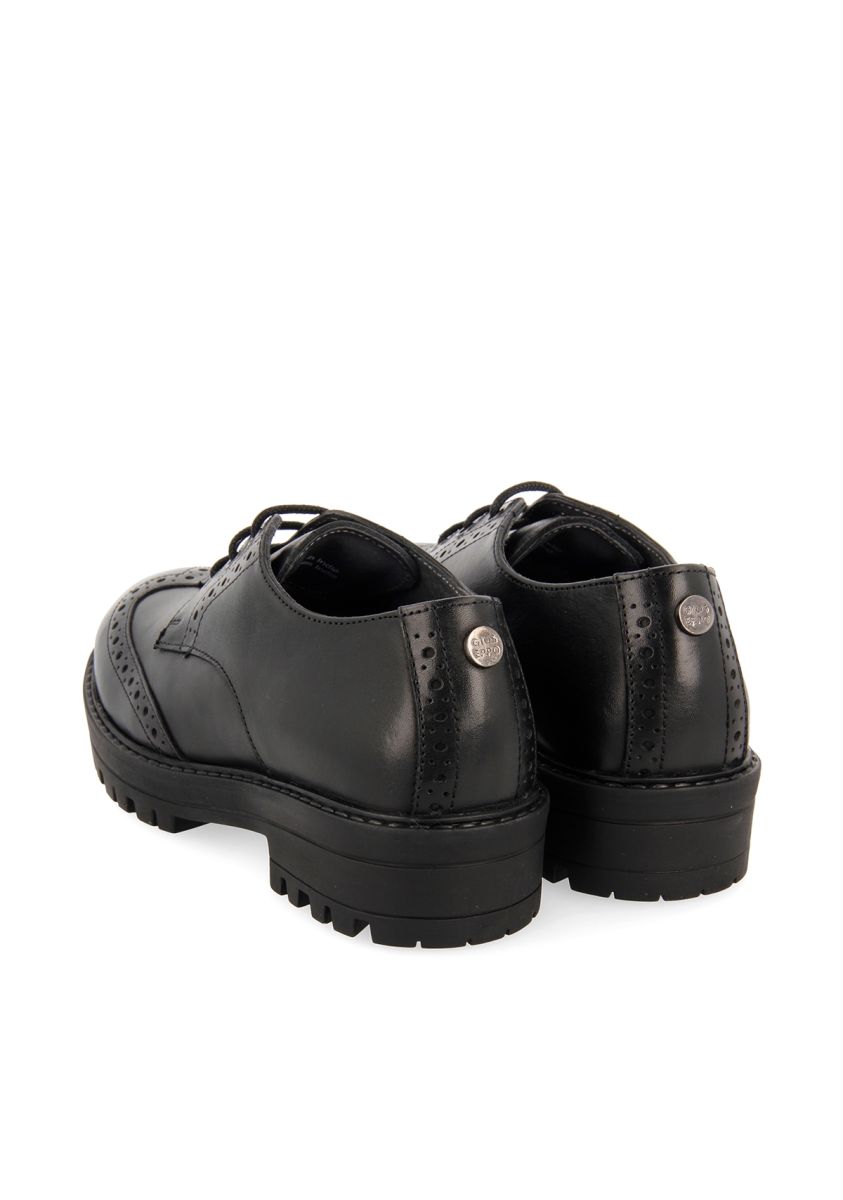 ZAPATOS BLUCHER COLEGIALES COLOR NEGRO KASTAV - NEGRO
