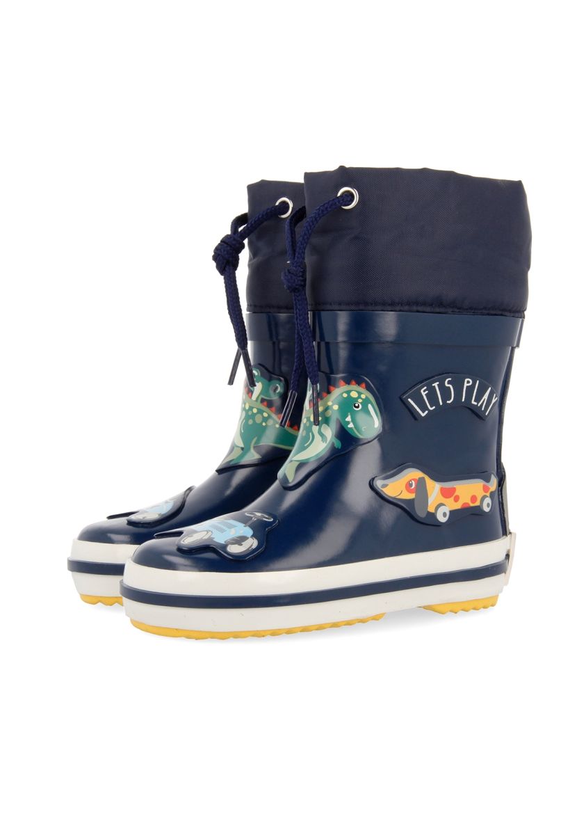 BOTA DE AGUA AZUL MARINO CON ESTAMPADO DE ANIMALES PARA NIÃO NEBRA - MARINO 1 11718-bota-de-agua-azul-marino-con-estampado-de-animales-para-ni-o-nebra-marino-1.jpg