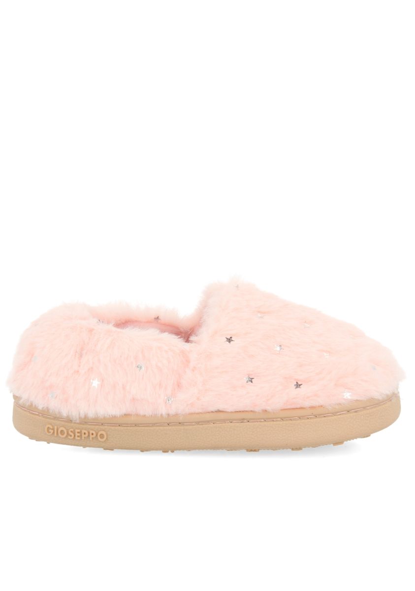 ZAPATILLAS DE ESTAR POR CASA CERRADAS CON PELO PARA NIÃA ARGIR - ROSA