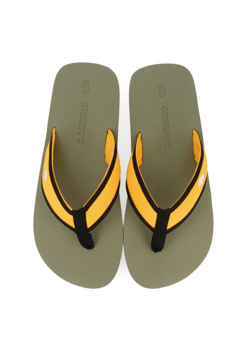 CHANCLAS CAQUI CON PISO TRICOLOR  PARA HOMBRE TAINTER - KAKI