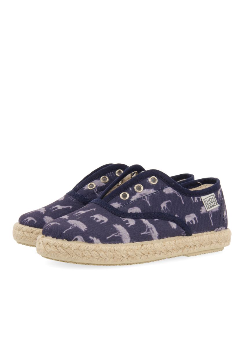 SNEAKERS AZUL MARINO CON ESTAMPADO SAFARI PARA NIÃO WAUPACA - MARINO