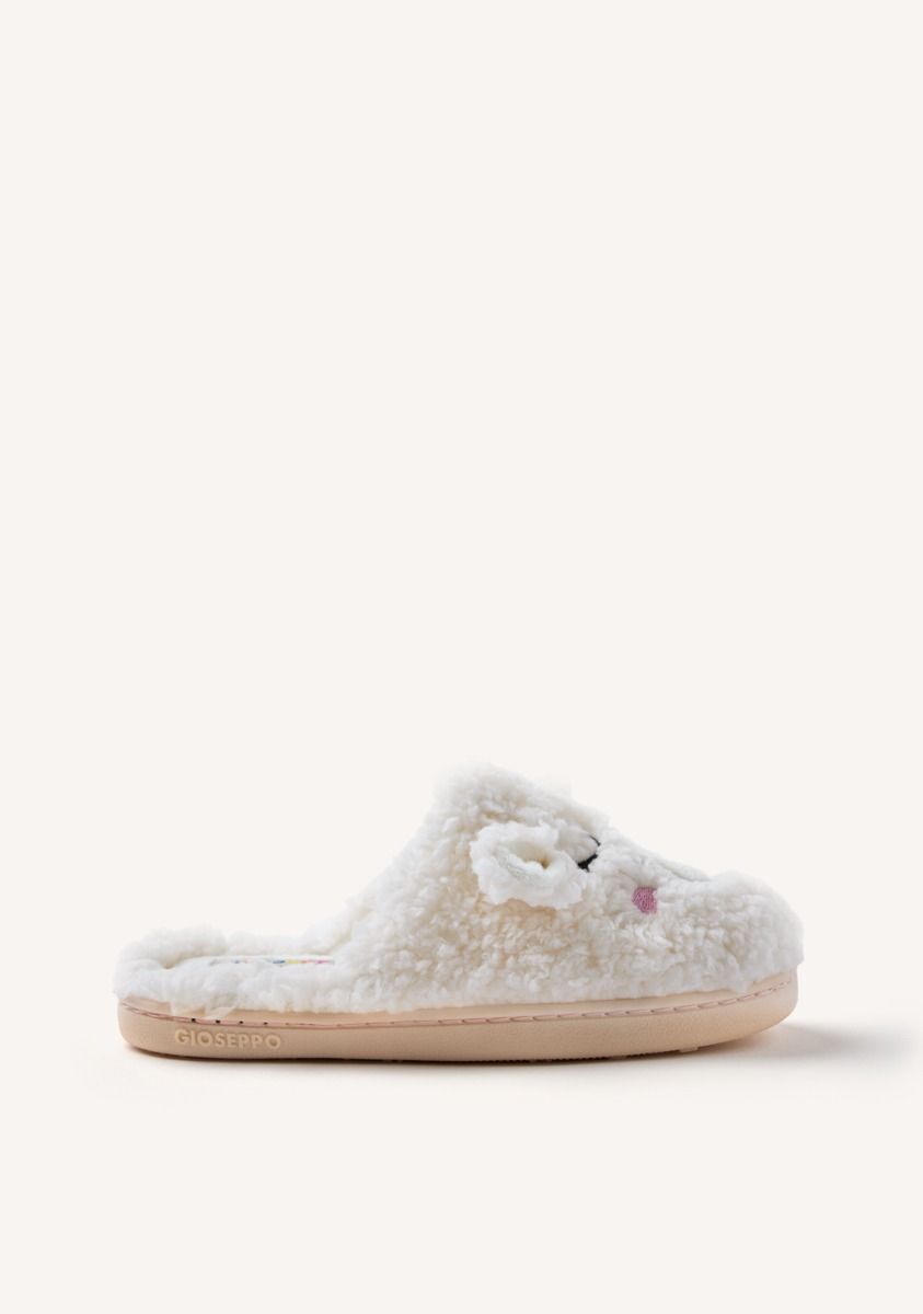 ZAPATILLAS DE CASA PELO BORREGUITO FOSSTON - OFF-WHITE
