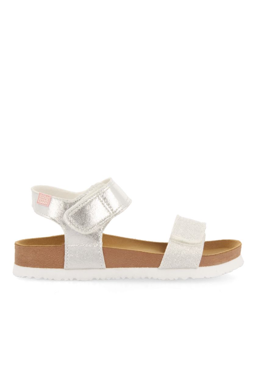 CHANCLAS DE SUELA BIO BLANCAS Y PLATEADAS PARA NIÃA ARANSAS - BLANCO