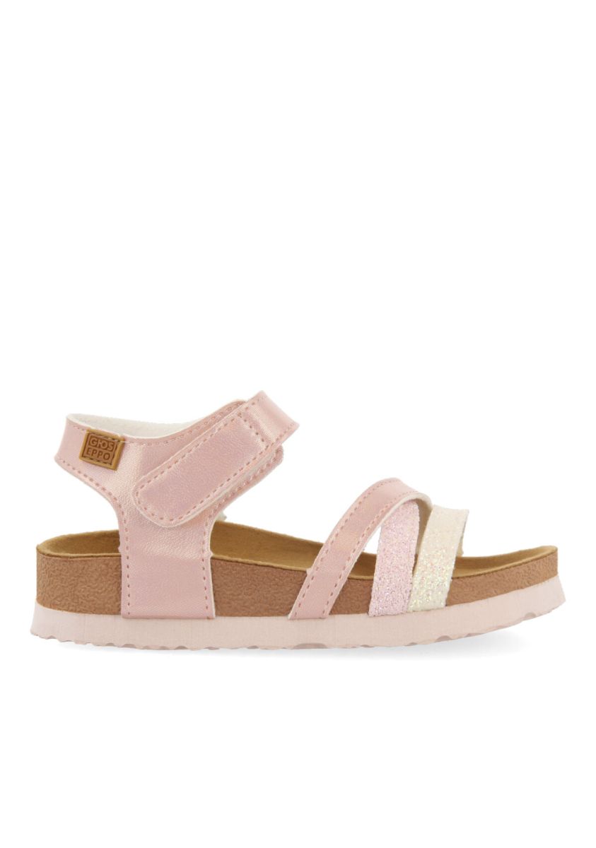 CHANCLAS ROSAS DE SUELA BIO PARA NIÃA CAPIATA - ROSA