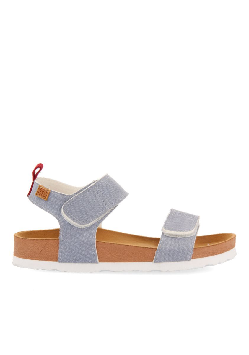 CHANCLAS TIPO BIO COLOR JEANS CON TIRAS AJUSTABLES PARA NIÃOS SALZANO - JEANS