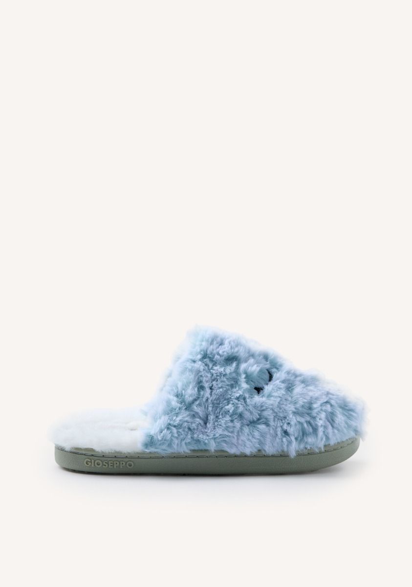 ZAPATILLAS DE CASA PELO RAVENNA - AZUL