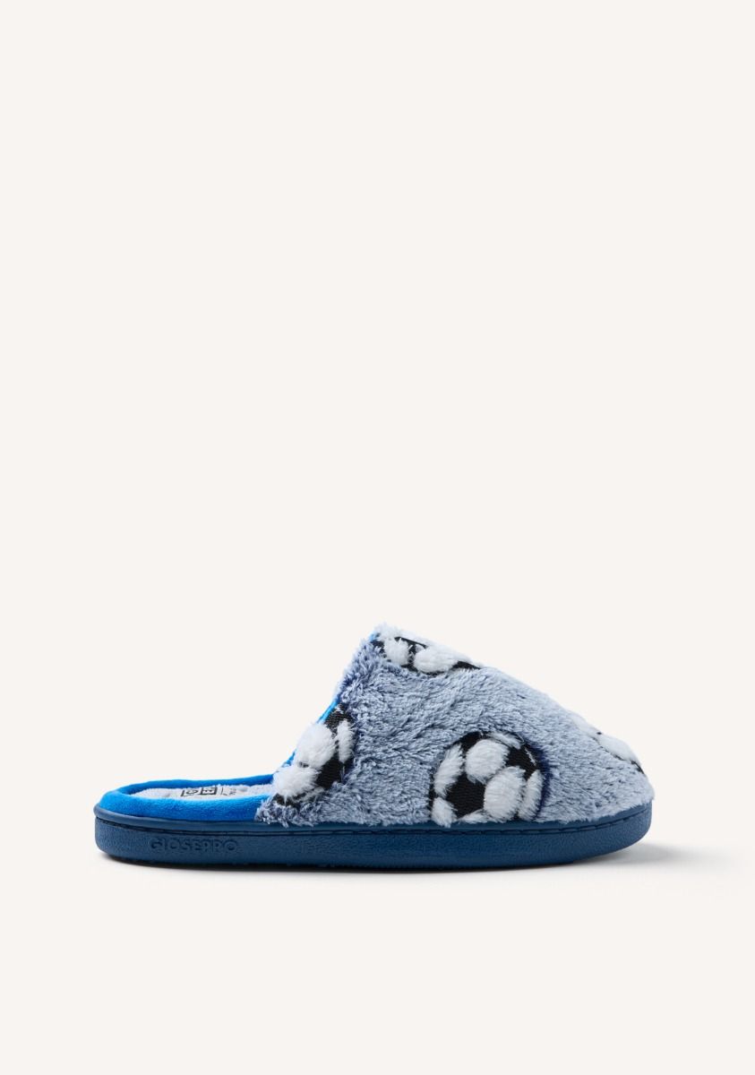 ZAPATILLAS DE CASA PELO DIBUJO SHAFER - MARINO