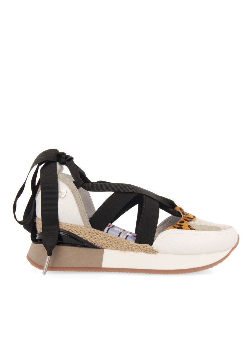 SNEAKERS BLANCAS TIPO ESPADRILLES PARA MUJER ESCAZU - BLANCO