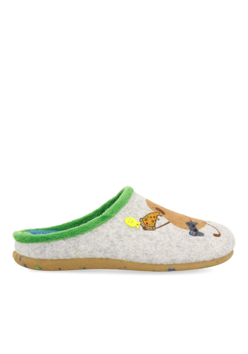 Zapatillas infantiles de estar por casa hot potatoes navan - GRIS