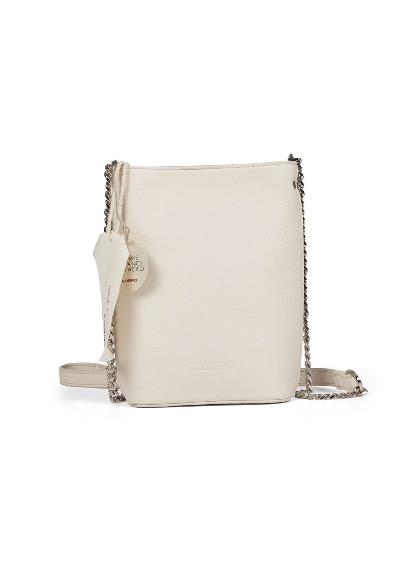 Mini bolso bandolera off-white con detalle de cadena para mujer talcy - OFF-WHITE