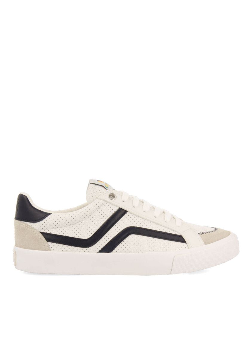 Sneakers blancas con detalles en azul para hombre marino vinneuf - BLANCO