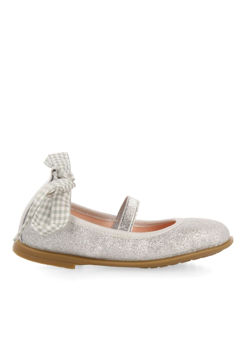 Bailarina de glitter plata para niÃ±a bettant - PLATA