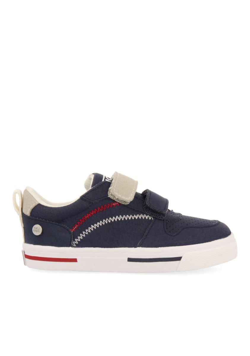Sneakers azul marino con pespuntes de colores para niÃ±o maceio - MARINO
