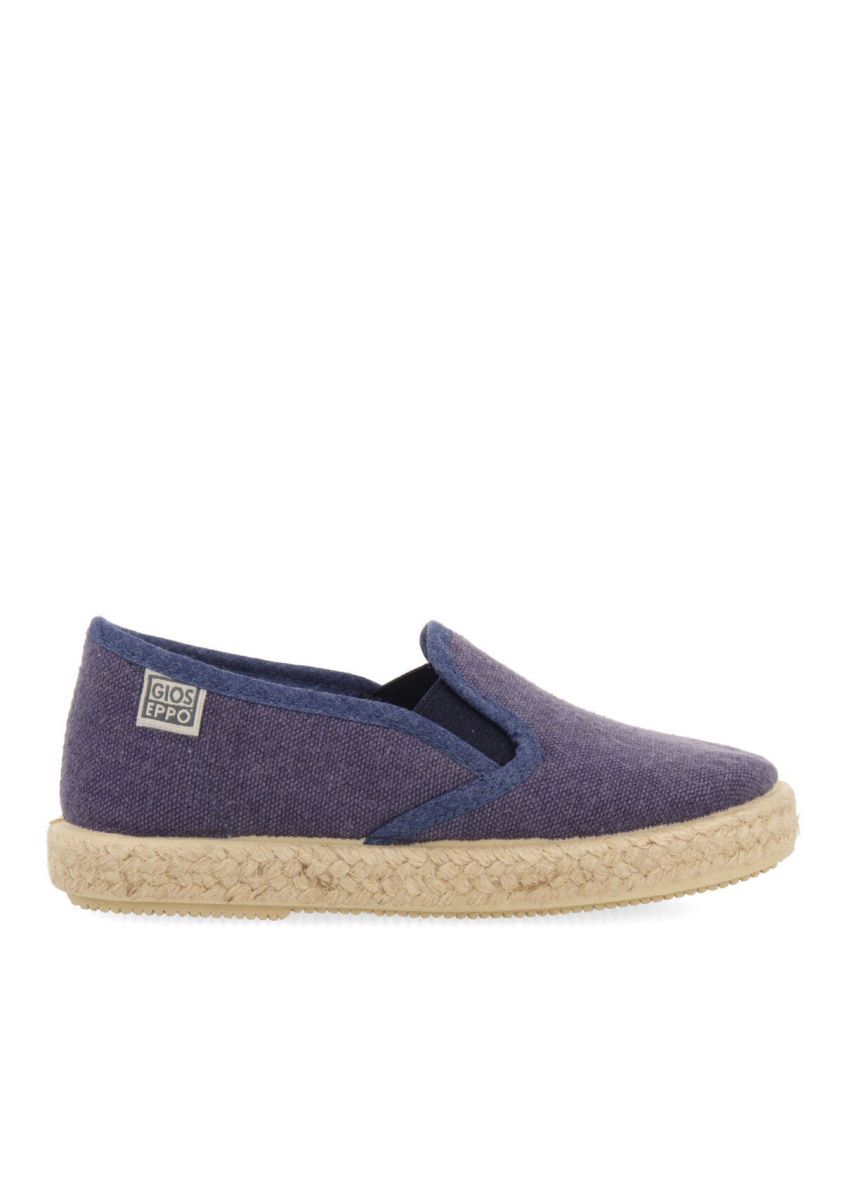 Espadrilles azul marino con elÃ¡sticos en los laterales para bebÃ© orizaba - MARINO