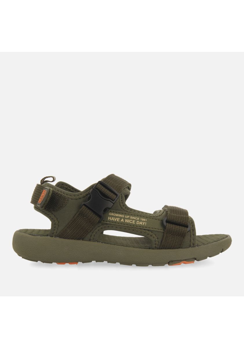 Sandalias kaki de aspecto deportivo para niÃ±o yaviza - KAKI
