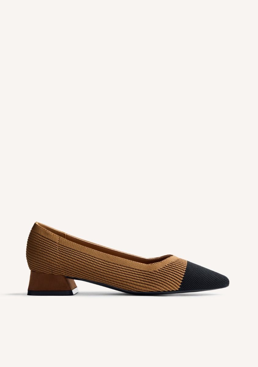 ZAPATOS TACÃN ELÃSTICOS OSCODA - TAUPE