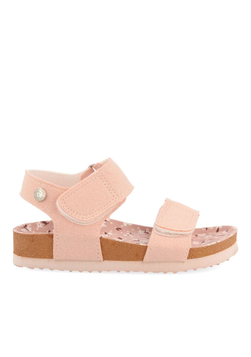 CHANCLAS DE SUELA BIO ROSAS CON GLITTER Y PRINT FANTASÃA  - ROSA