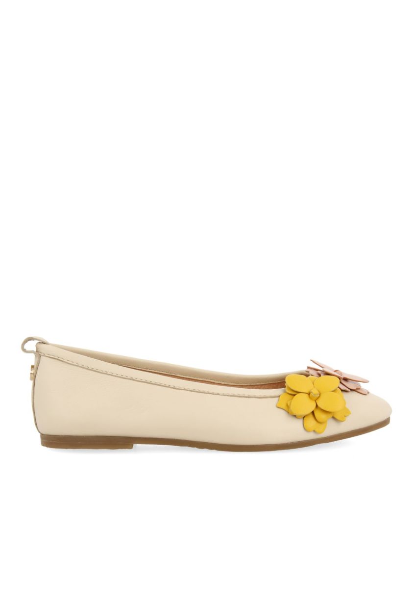 BAILARINAS MULTICOLOR CON ADORNO FLORAL PARA NIÃA Y NIÃO PHARR - MULTICOLOR