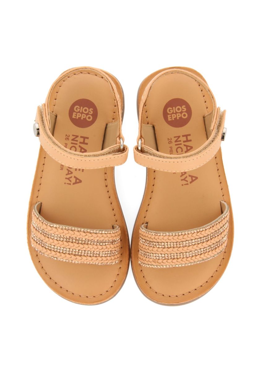 SANDALIAS NUDE DE PIEL CON PEDRERÃA Y CIERRE AJUSTABLE PARA NIÃA Y NIÃO MIREVAL - NUDE 1 20301-sandalias-nude-de-piel-con-pedrer-a-y-cierre-ajustable-para-ni-a-y-ni-o-mireval-nude-1.jpg