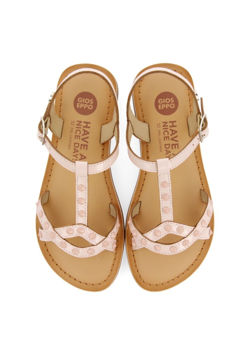 SANDALIAS ROSAS DE PIEL CON TACHUELAS PARA NIÃA Y NIÃO STIBB - ROSA 1 20437-sandalias-rosas-de-piel-con-tachuelas-para-ni-a-y-ni-o-stibb-rosa-1.jpg