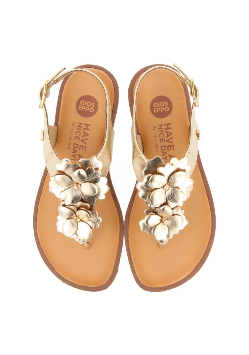 SANDALIAS DORADAS DE PIEL CON ADORNO DE FLORES PARA NIÃA Y NIÃO IMOTSKI - ORO 1 20478-sandalias-doradas-de-piel-con-adorno-de-flores-para-ni-a-y-ni-o-imotski-oro-1.jpg