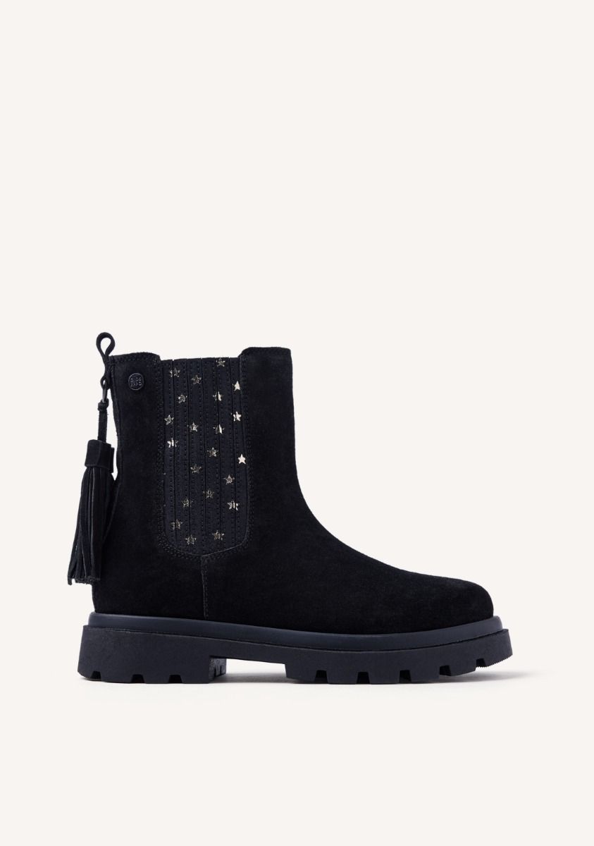 BOTAS PIEL SERRAJE SARTELL - NEGRO