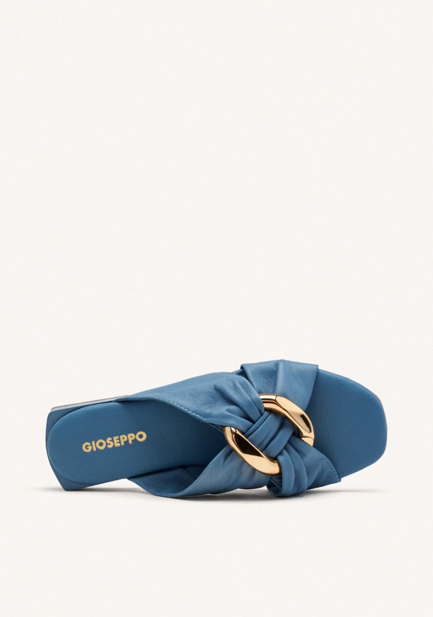 SANDALIAS PIEL JOYA KILLINGLY - AZUL