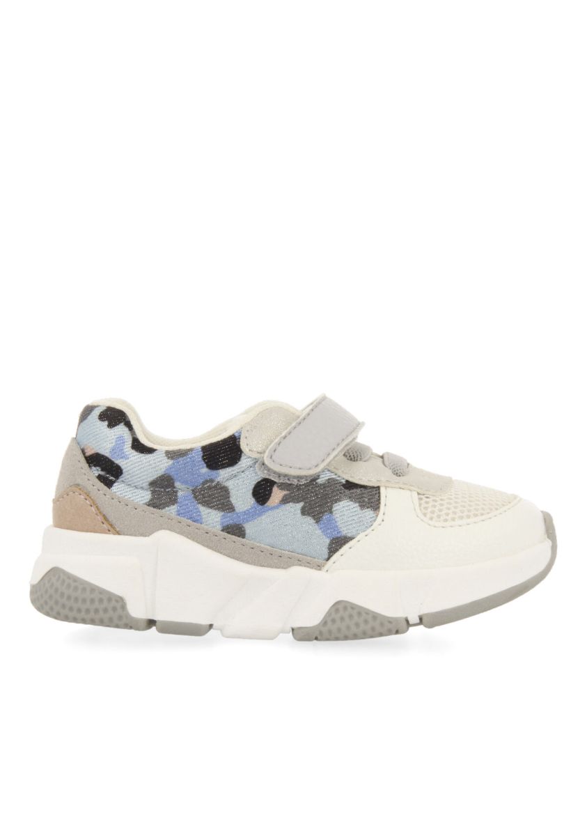 SNEAKERS CON ESTAMPADO DE CAMUFLAJE AZUL Y CIERRE AJUSTABLE PARA NIÃOS KLAKAR - CAMUFLAJE
