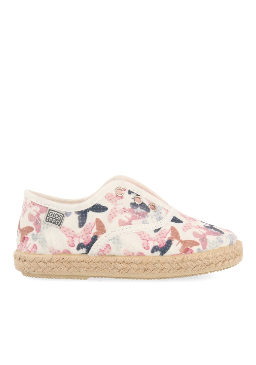 SNEAKERS BLANCAS CON ESTAMPADO DE MARIPOSAS PARA NIÃA SHERRY - BLANCO
