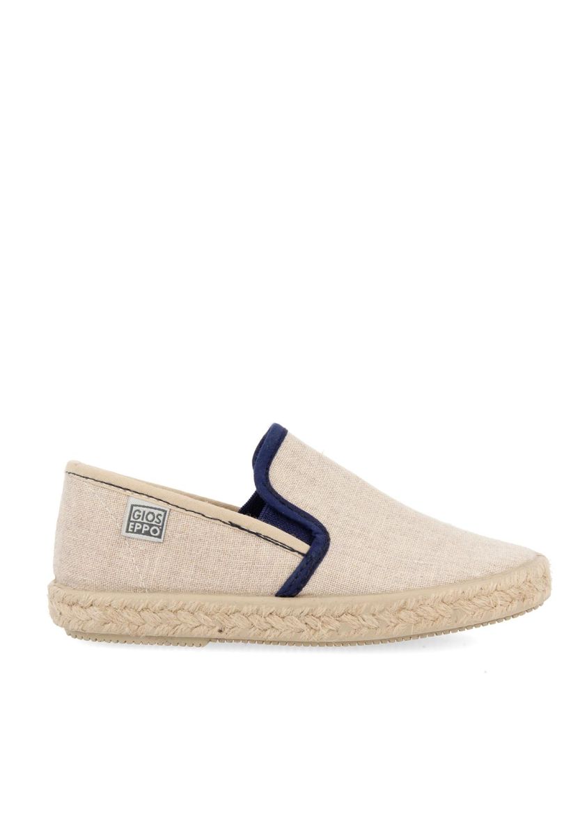 Sneakers beige estilo slip on para niÃ±o ROMEU - BEIG