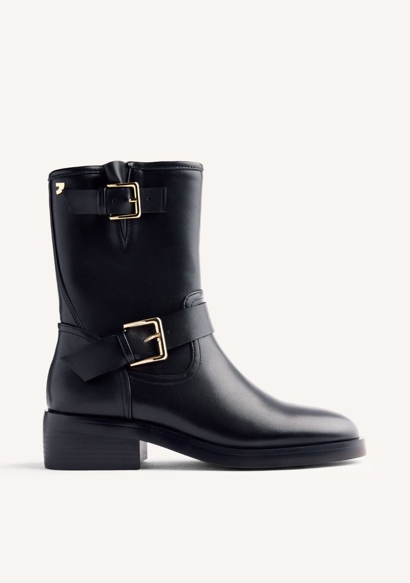 BOTAS BIKER POPLAR - NEGRO
