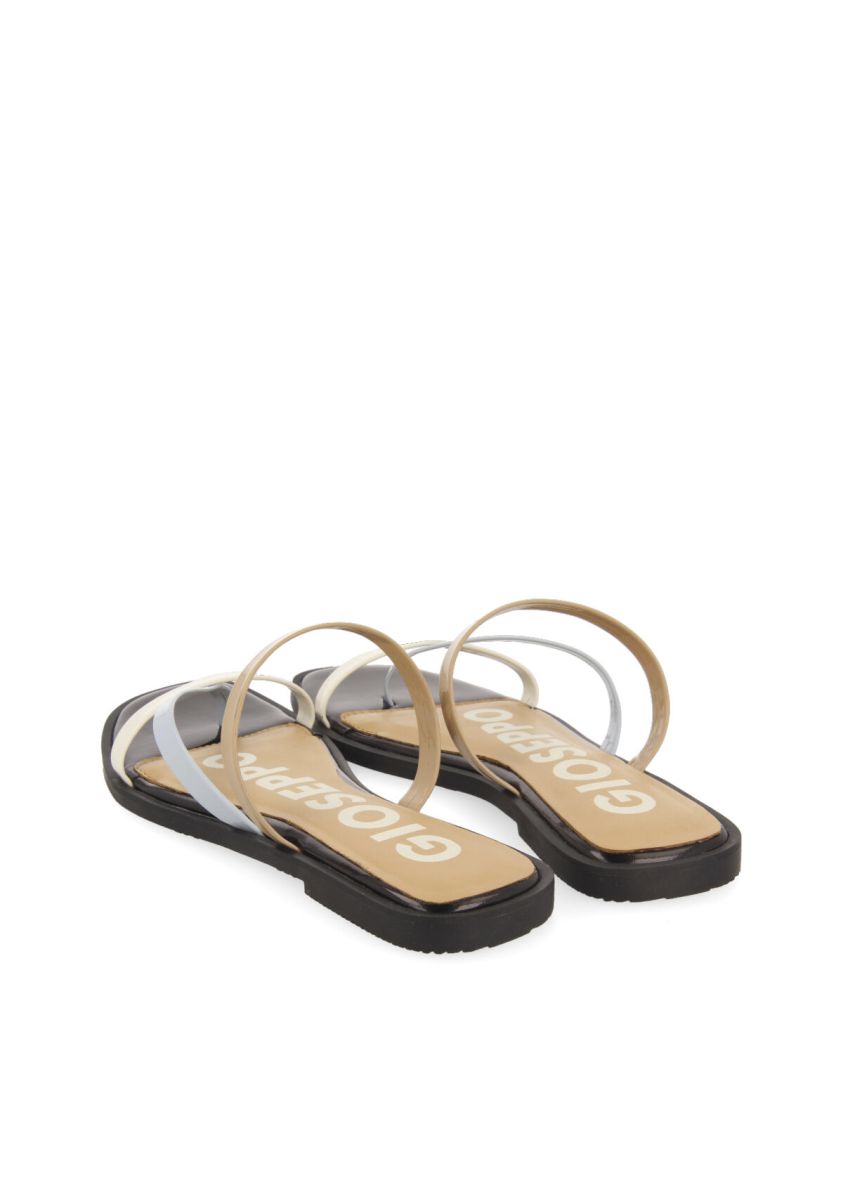 SANDALIAS ACHAROLADAS EN COLOR NEGRO PARA MUJER AZTEC - NEGRO