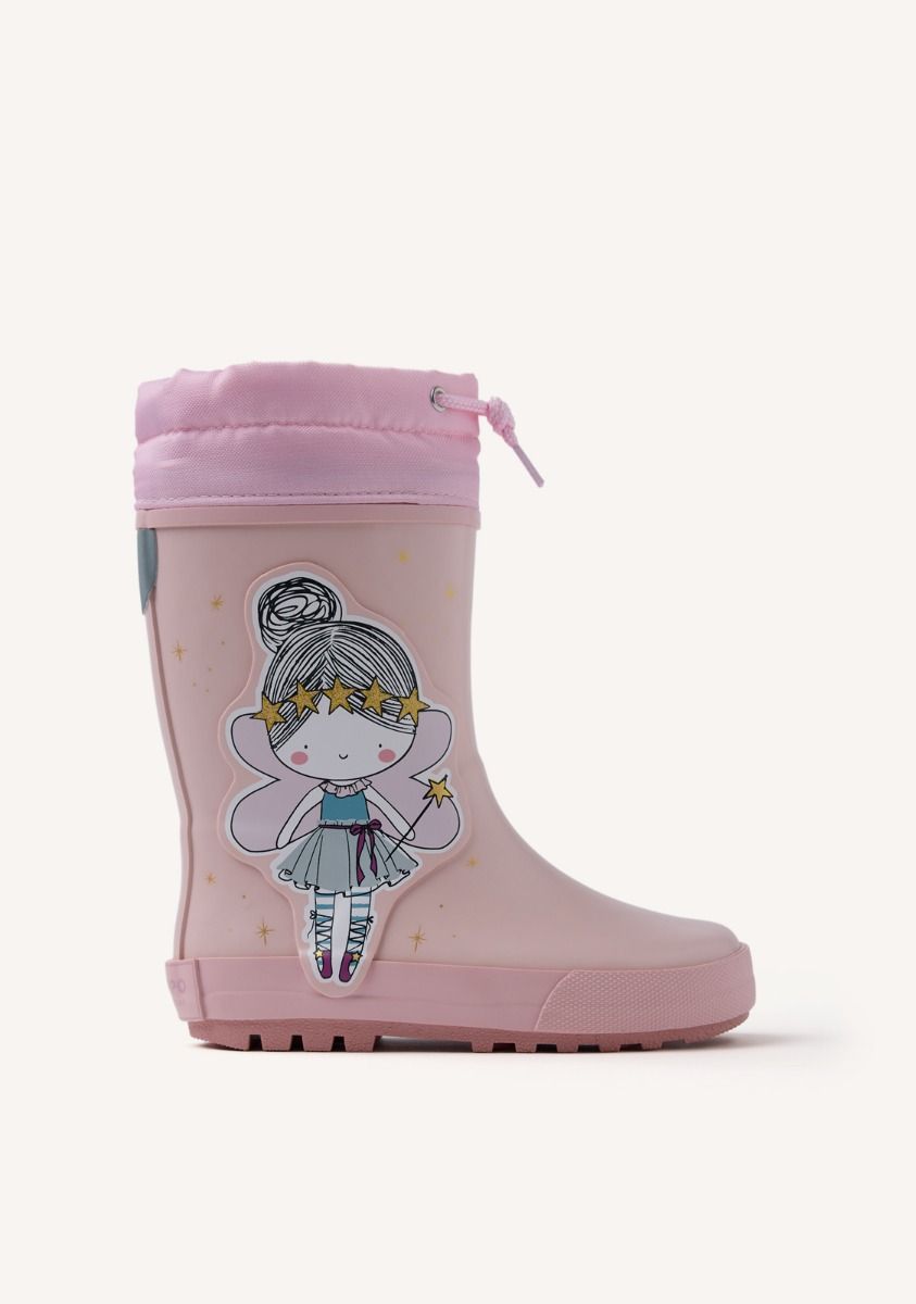 BOTAS DE AGUA DIBUJO GRAWN - ROSA
