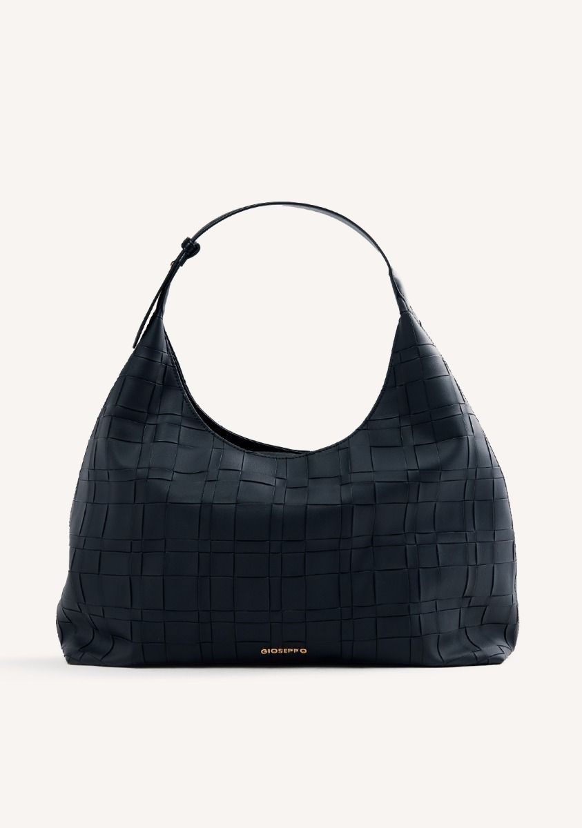 BOLSO HOMBRO TEXTURA MAHTOWA - NEGRO