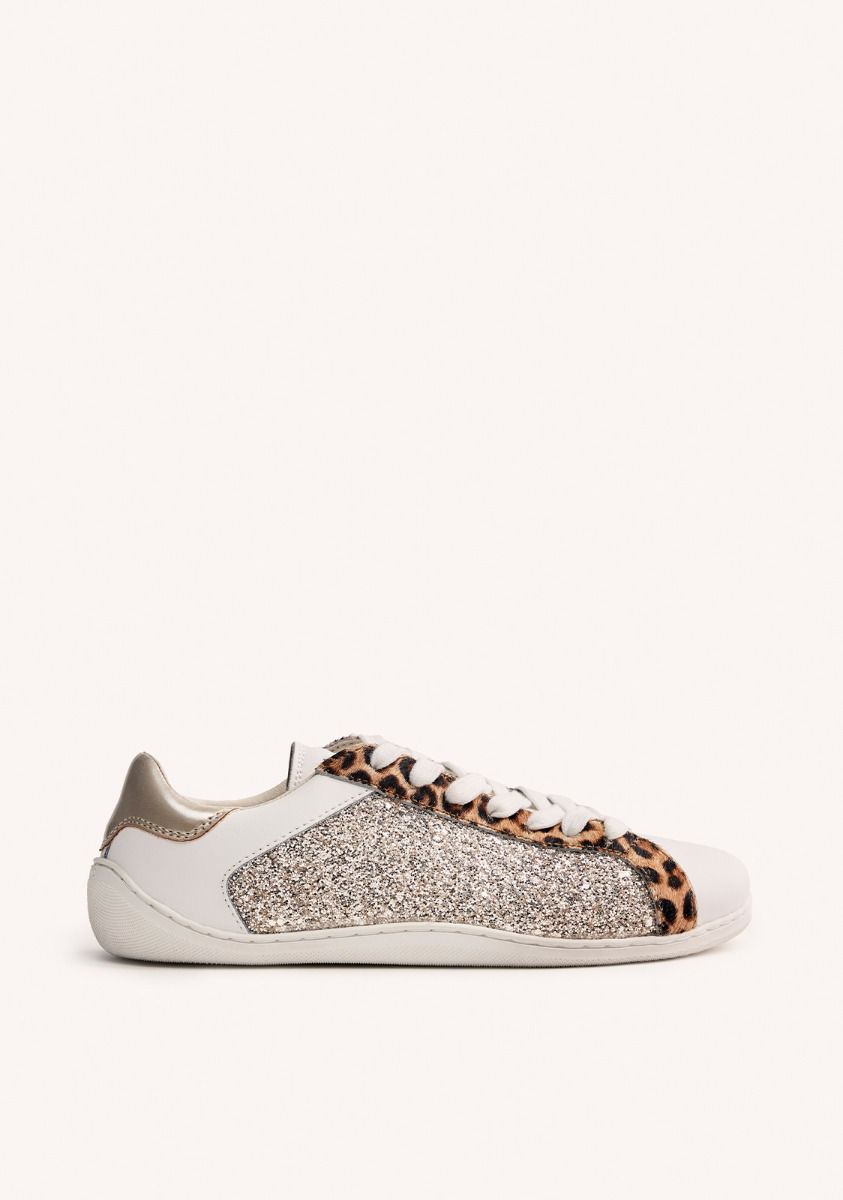 GIOSEPPO BAREFOOT - ZAPATILLAS PIEL BRILLO LEELANAU - ORO