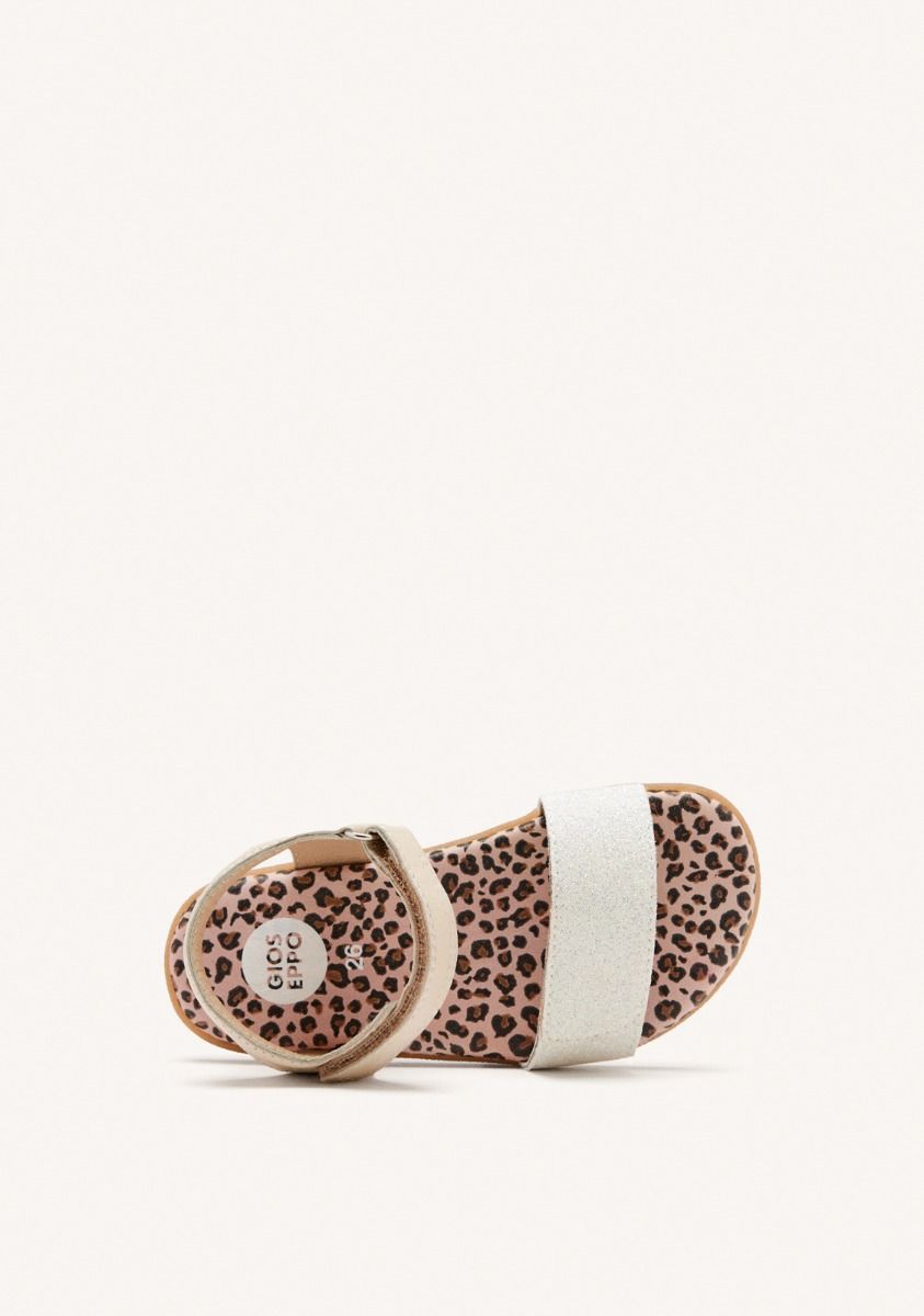 GIOSEPPO BAREFOOT - SANDALIAS BRILLO PIEL SAUGUS - OFF-WHITE