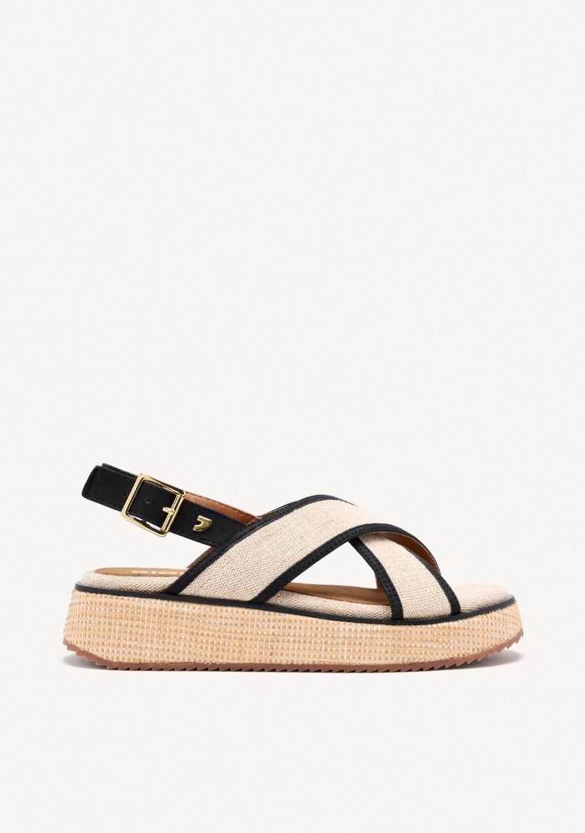 SANDALIAS CUÃA LYNNE - NEGRO
