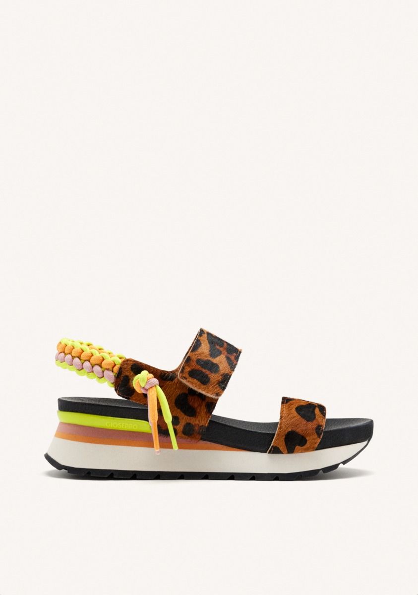 SANDALIAS DEPORTIVAS PIEL LEOPARDO LEVERETT - LEOPARDO