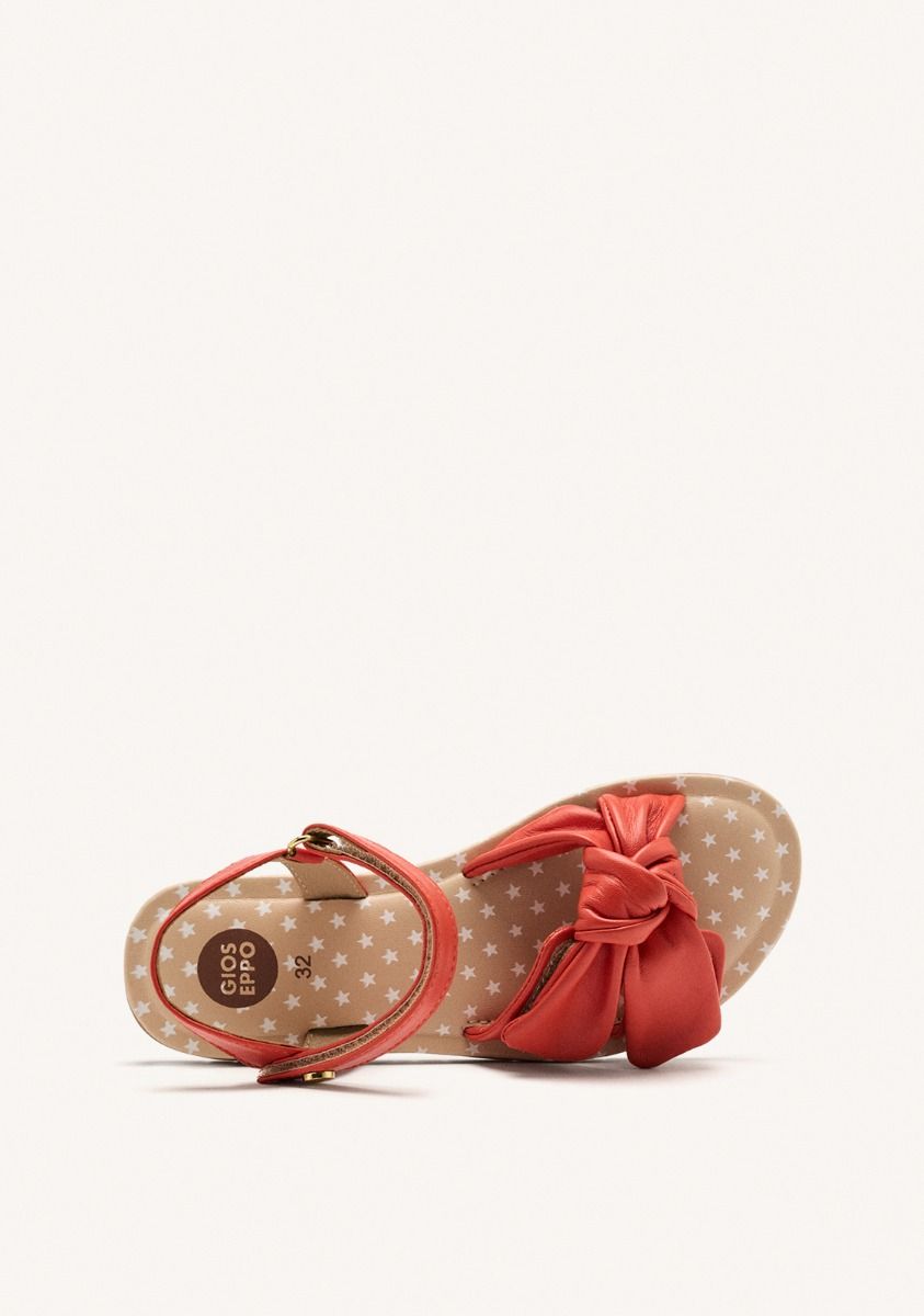 SANDALIAS LAZO PIEL WAREHAM - NARANJA