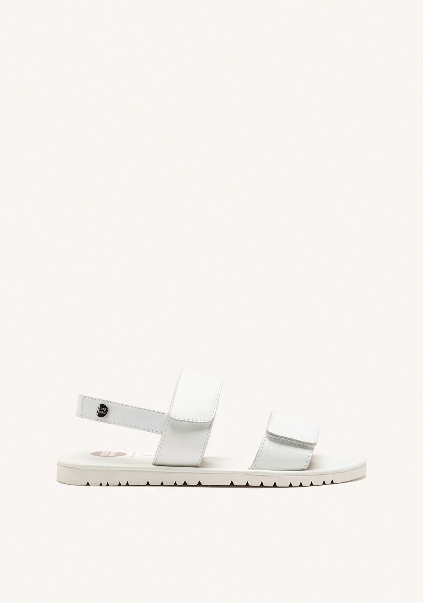 SANDALIAS PIEL REHOBOTH - BLANCO