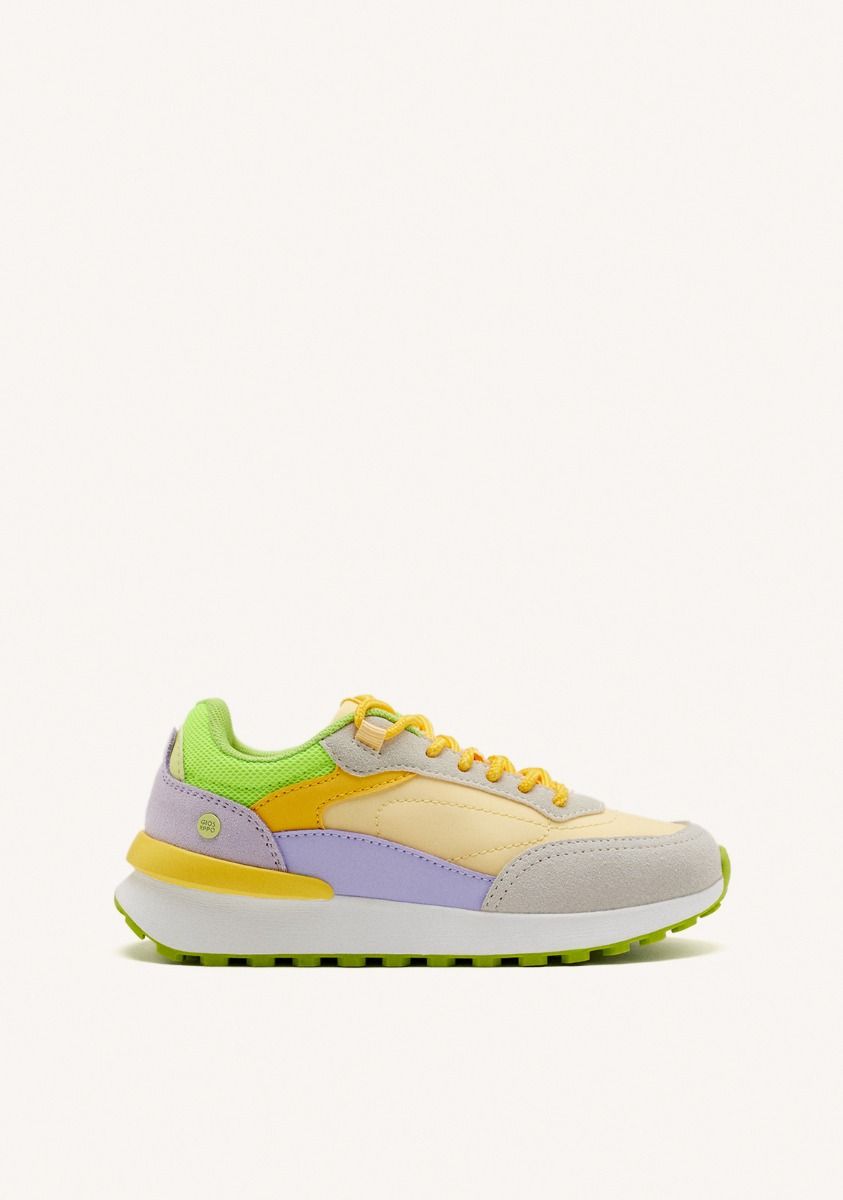 ZAPATILLAS RETRO PIEL OTISFIELD - AMARILLO