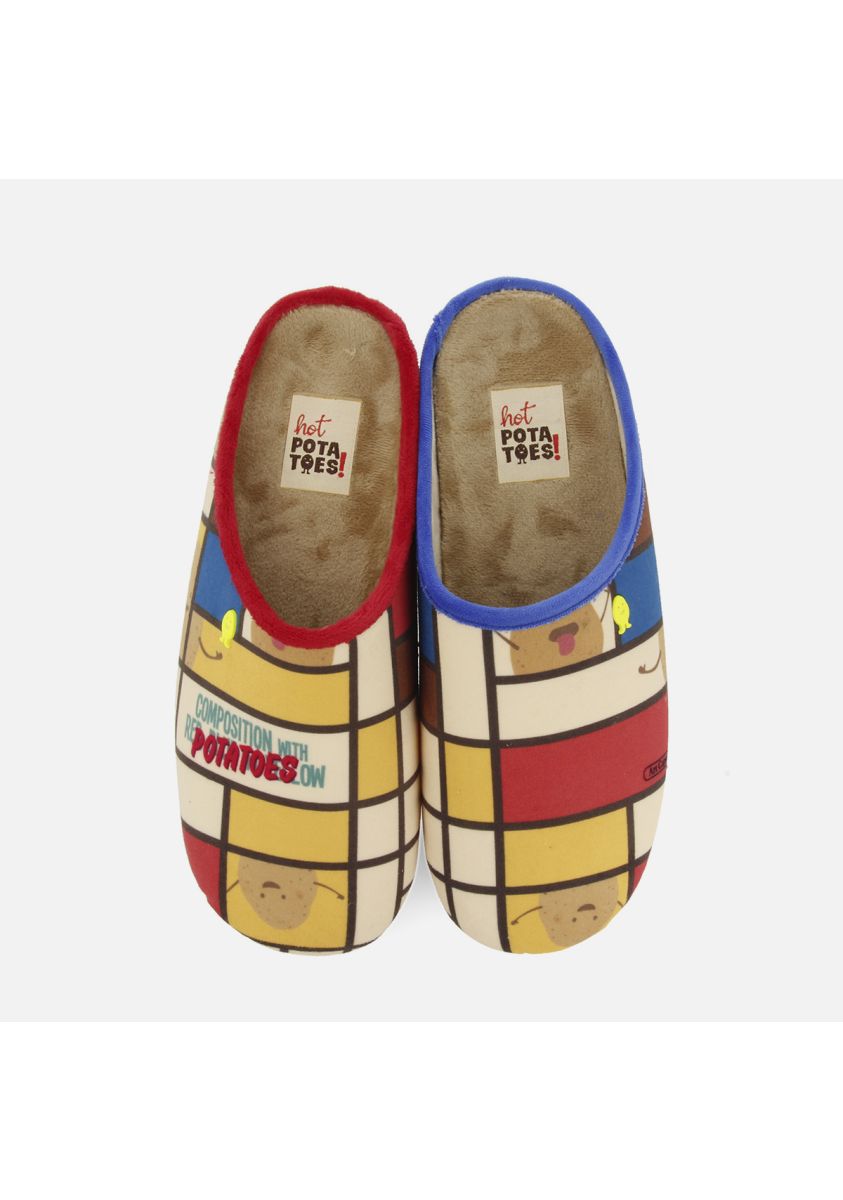 ZAPATILLAS DE CASA ESTAMPADO HEVES - MULTICOLOR
