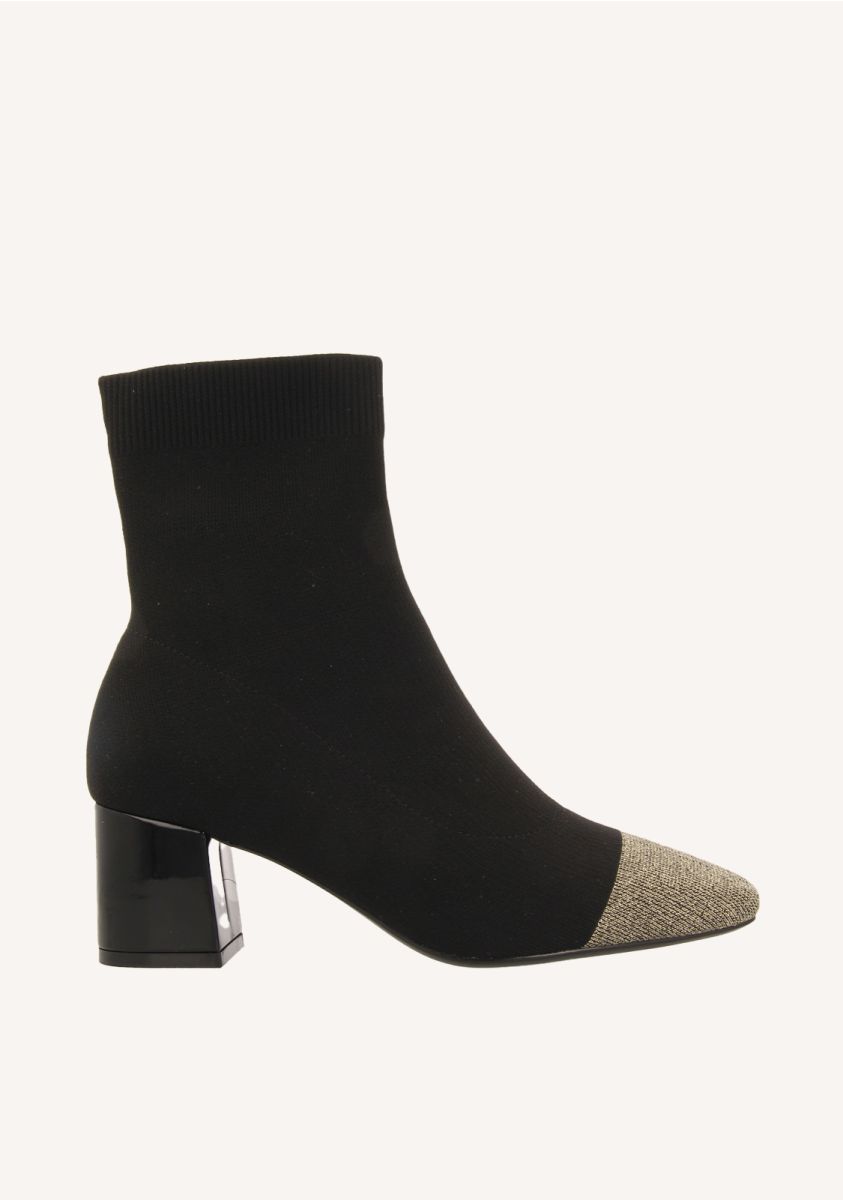 BOTINES TIPO CALCETÃN TACÃN VANLOSE - ORO